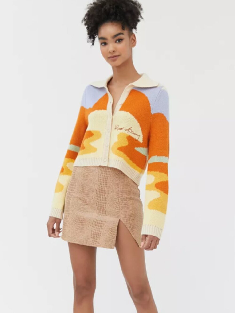 House of Sunny Day Tripper Jacquard Cardigan